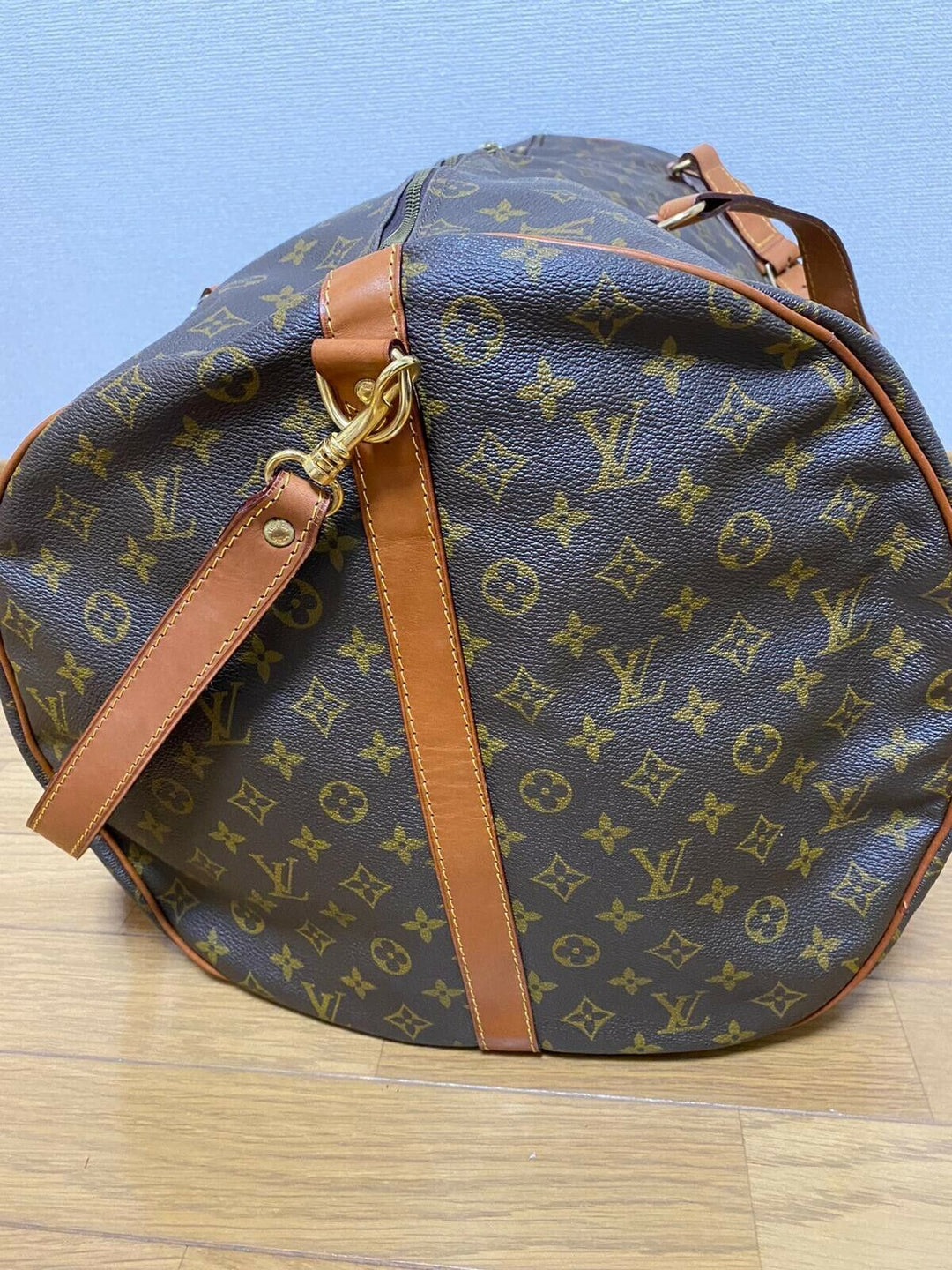 AUTH LOUIS VUITTON MONGRAM Vintage CANVAS SAC POLOCHON DUFFLE BAG
