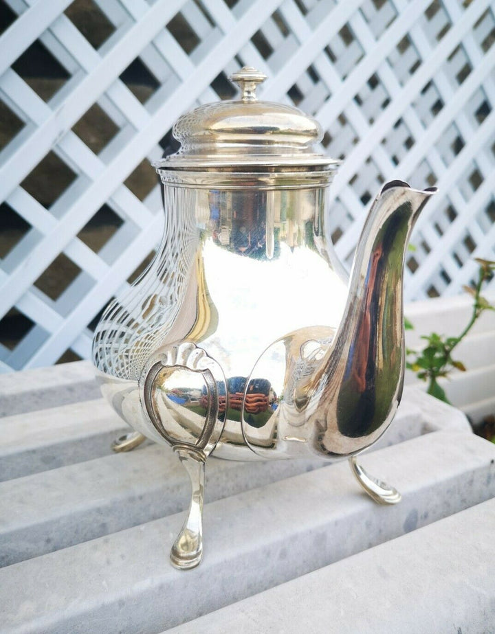 カルディヤック製ティー／コーヒーポット、ティーポット（銀製