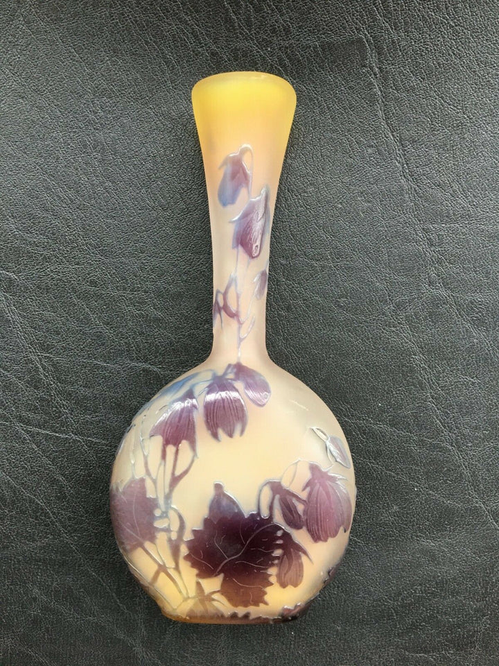 エミールガレ(GALLE)　花の花瓶　アールヌーボー　1900年