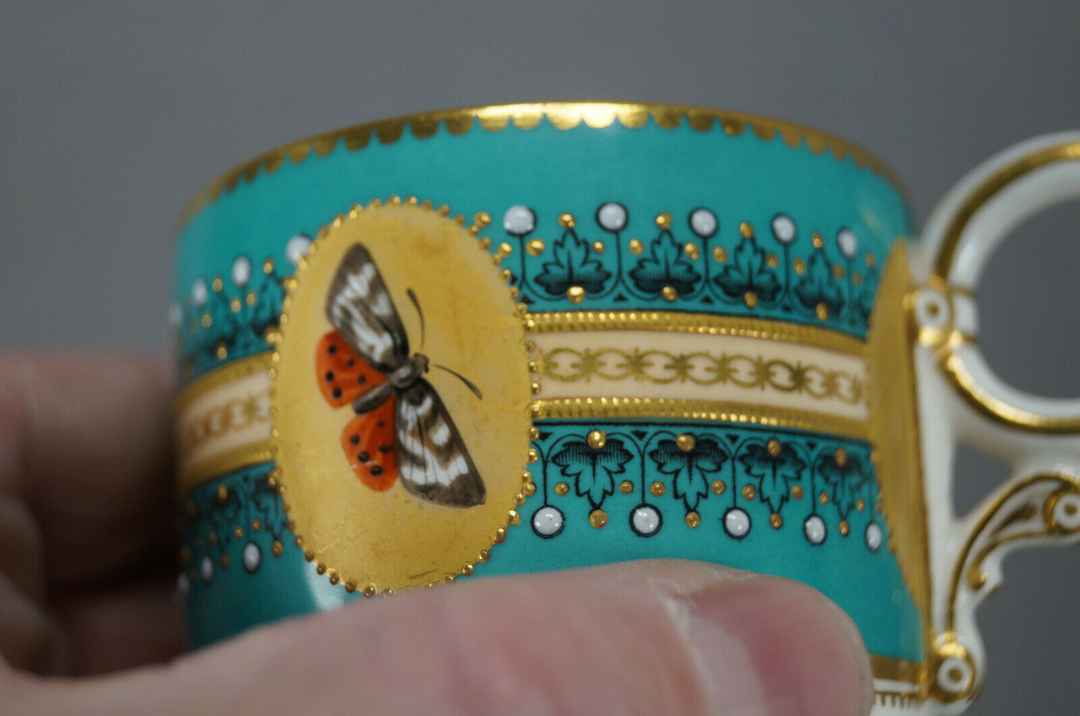 ロイヤルウースター　バタフライのカップ＆ソーサー