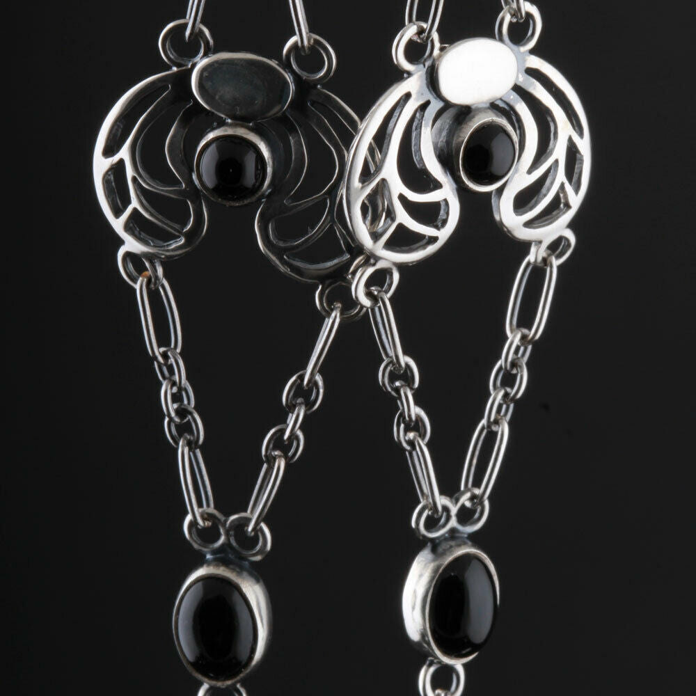 ジョージジェンセン(Georg Jensen)　シルバーペンダント　ブラックアゲート　#１　2014年