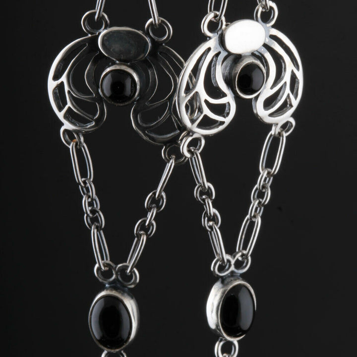 ジョージジェンセン(Georg Jensen)　シルバーペンダント　ブラックアゲート　#１　2014年
