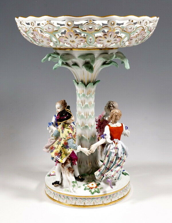 マイセン人形(MEISSEN)「踊る庭師の子供たち」
