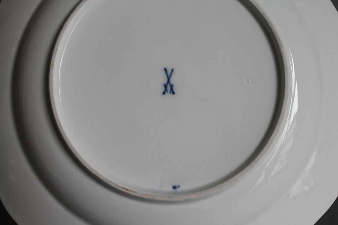 Speiseteller Teller D 25 cm 1.Wahl Meissen Buntes Zwiebelmuster Knaufzeit (A)