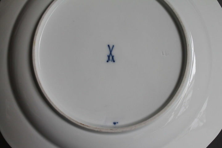 Speiseteller Teller D 25 cm 1.Wahl Meissen Buntes Zwiebelmuster Knaufzeit (A)