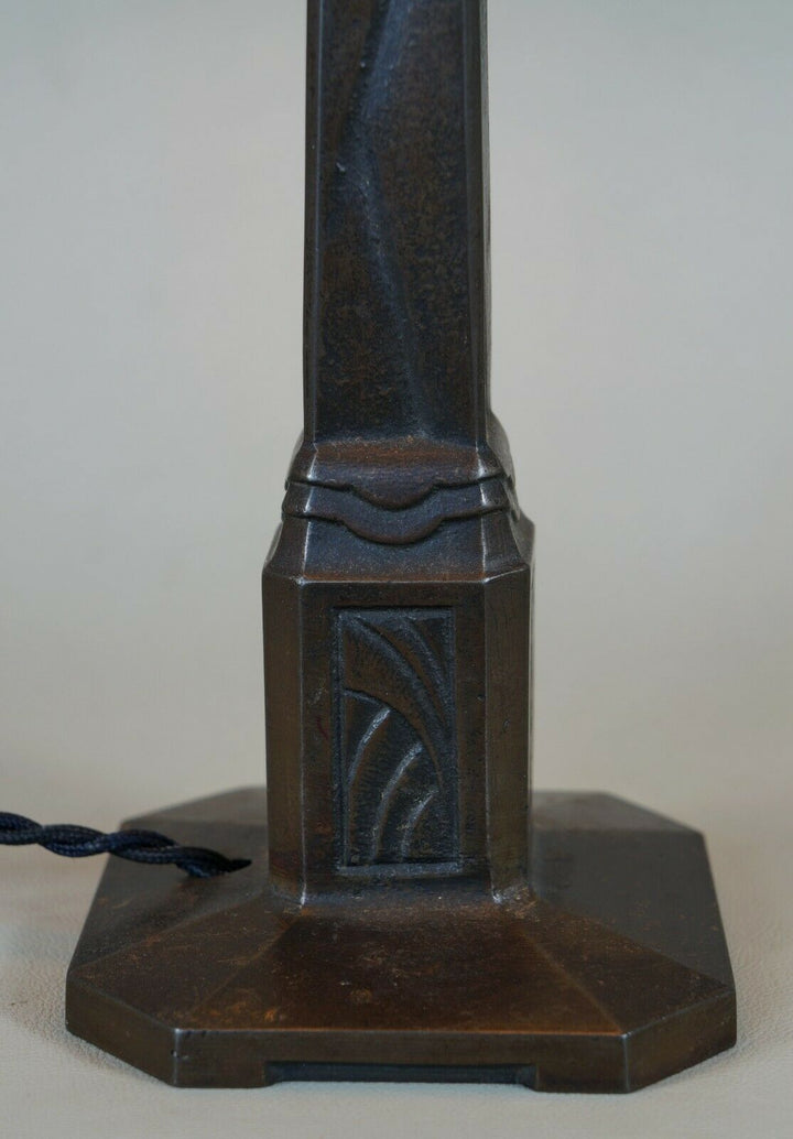 ブルース・ヴァル　アールデコランプ　フランス製　1925年　1930年　鋳鉄製