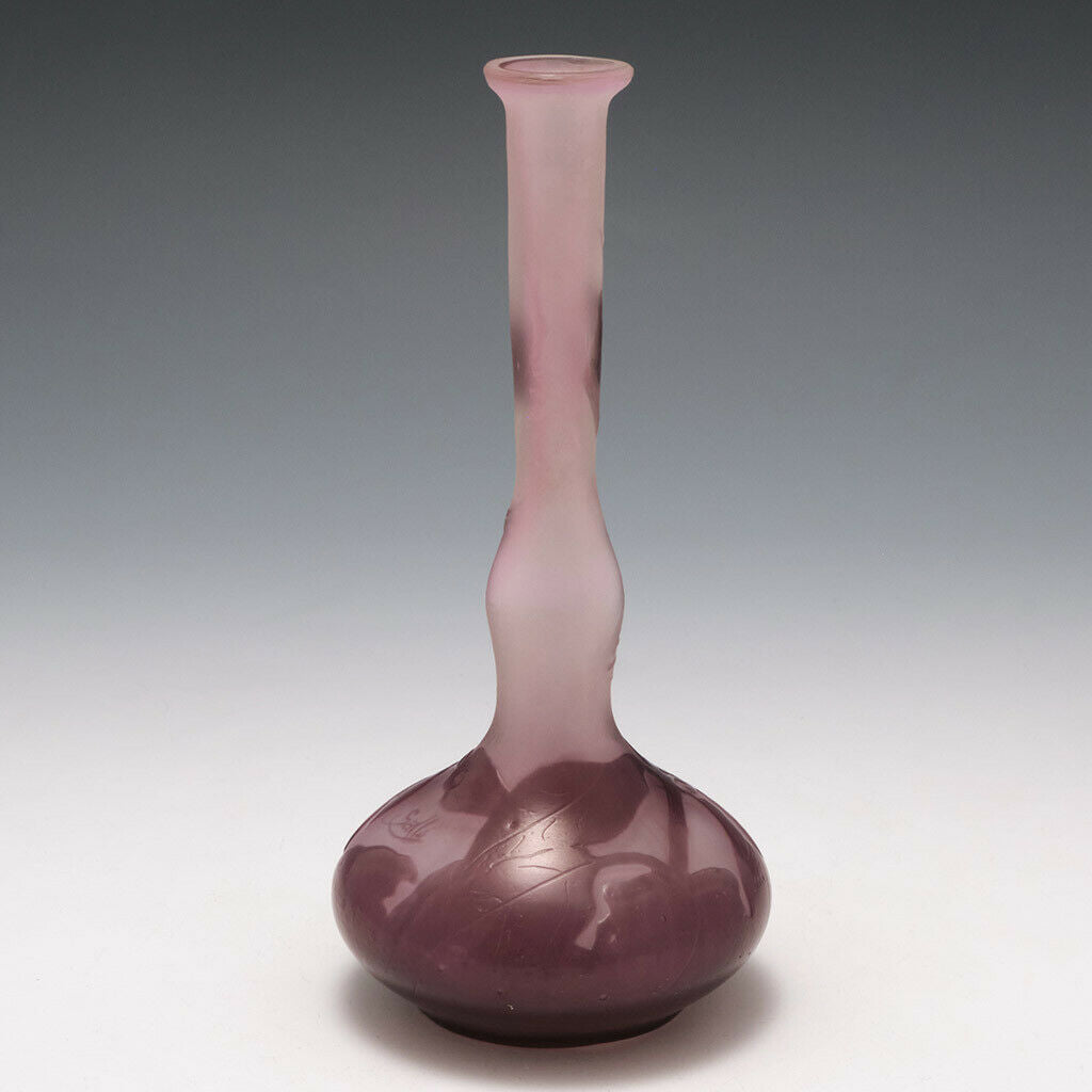 An Elegant Galle Solifleur Vase c1910