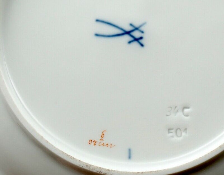 Meissen Kaffeeservice für 6 Person A-Kante Blumenbukett, 1 Wahl.