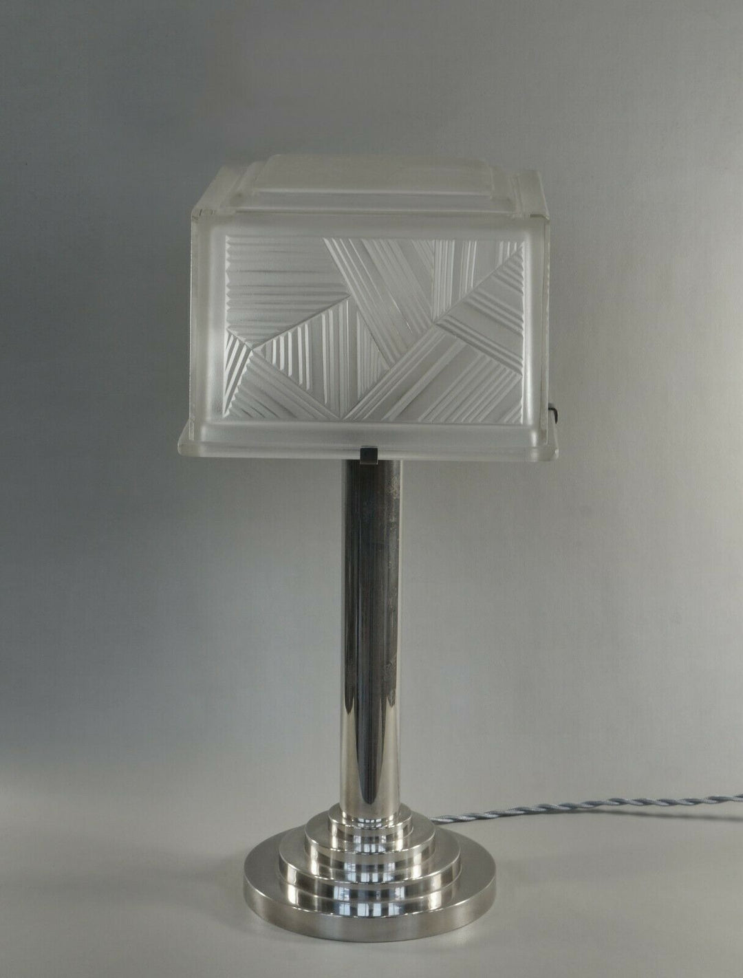 SABINO : large French 1930 art deco lamp ................ muller daum era France