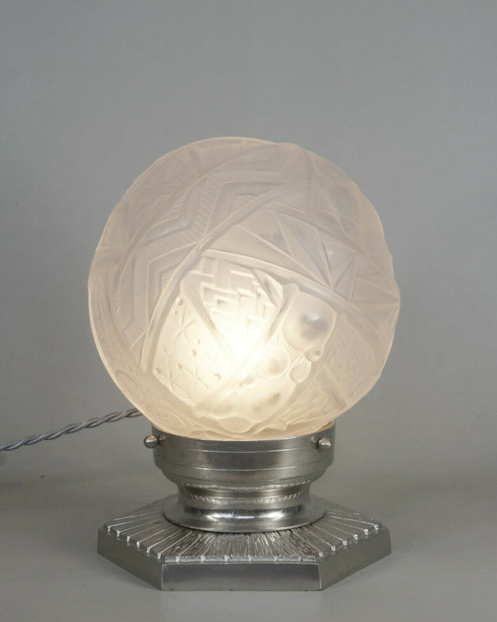 PETITOT & MULLER FRERES French Art Deco lamp 1930 1925