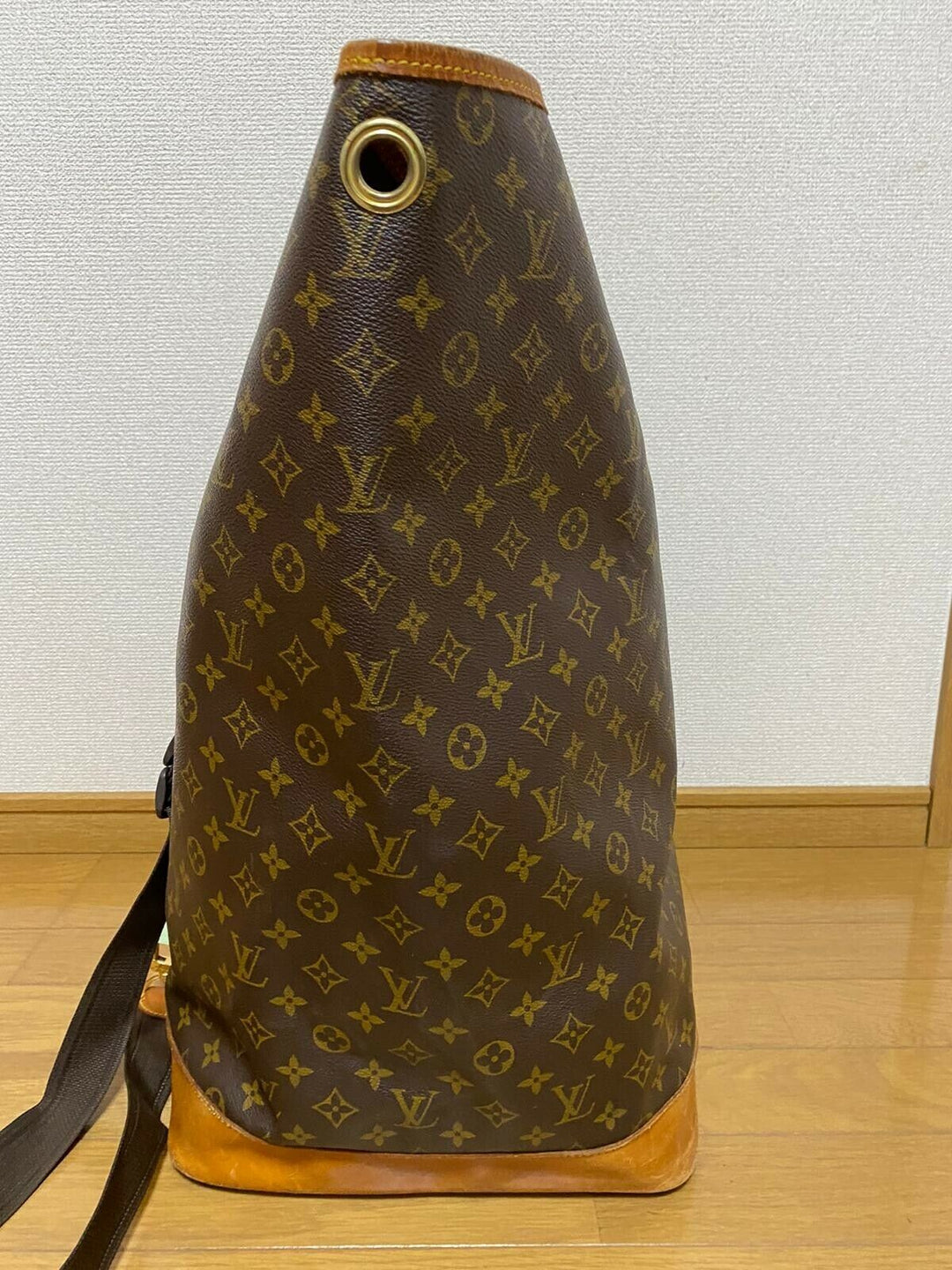 AUTH LOUIS VUITTON Monogram SAC MARIN LUGGAGE TRAVEL BAG