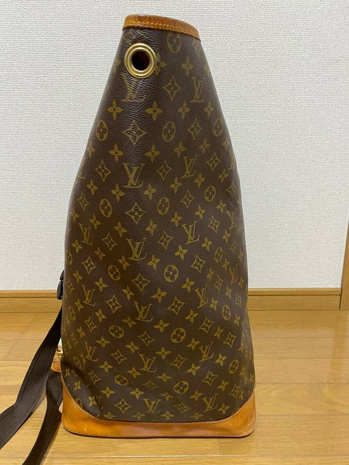 AUTH LOUIS VUITTON Monogram SAC MARIN LUGGAGE TRAVEL BAG