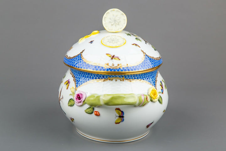 ヘレンド ロスチャイルドバード ブルーフィッシュスケール スープ