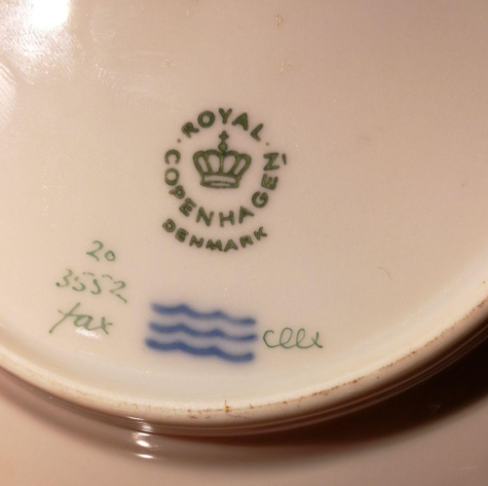 Royal Copenhagen Flora Danica Plate Diameter 14.5cm Veronica Praecox Used