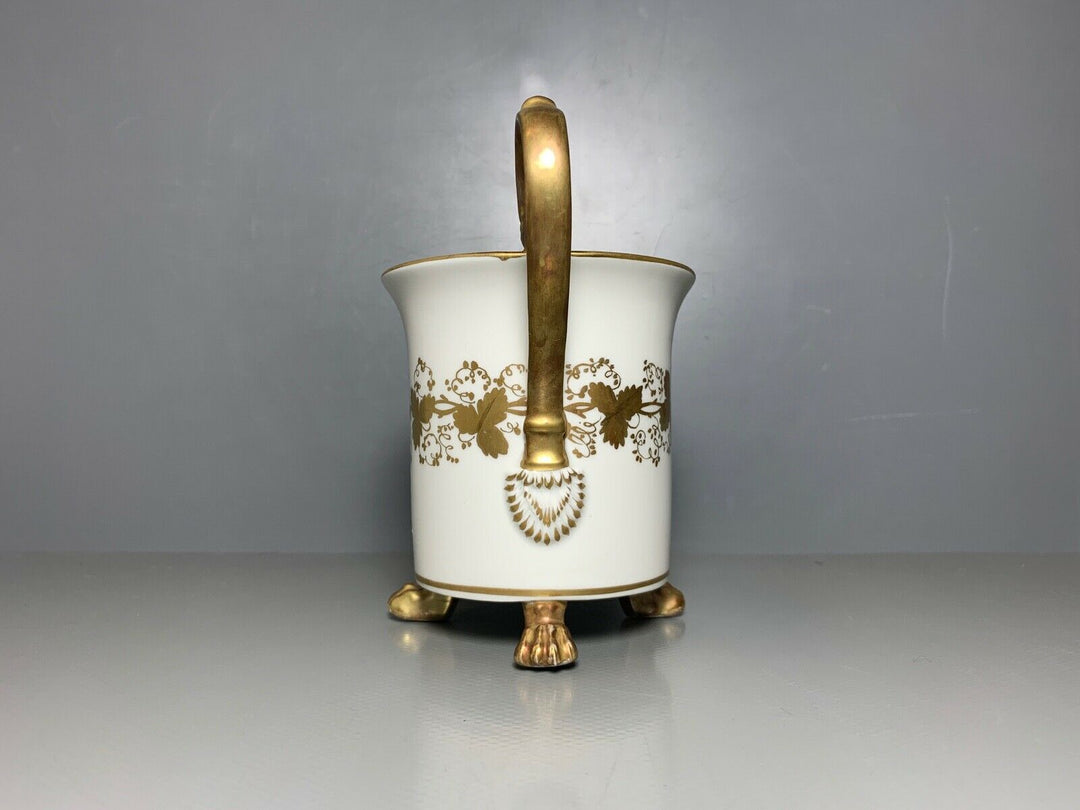 KPM BERLIN TASSE UT FRIEDRICH II ZU PFERD SCHATTENRISSMALEREI GUTER ZUSTAND 1915