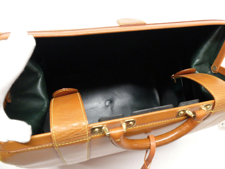 AUTH LOUIS VUITTON SPO Doctor Bag Travel Case Hand Bag Caramel Nomade