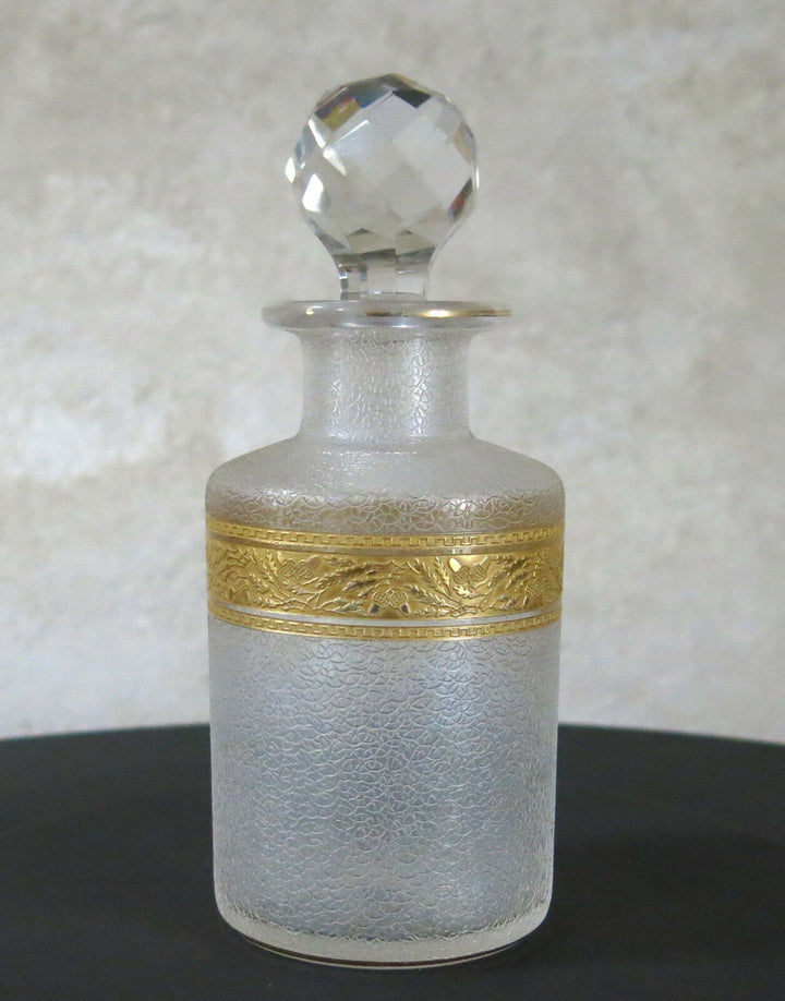 FLACON BACCARAT SAINT LOUIS, 2 très beaux flacons anciens, cristal, ART DÉCO .