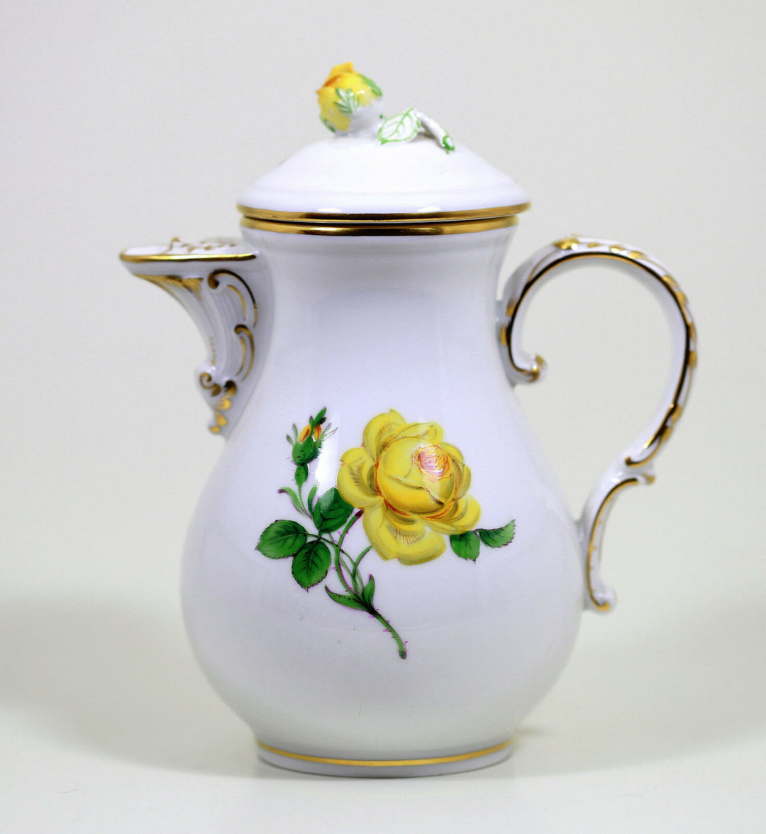 マイセン(Meissen)　モカサービス15点セット　イエローローズ　白磁　2級品