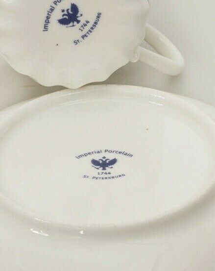 インペリアルポーセリン　ティーカップ＆ソーサー　パルス　”PULSE”　 ボーンチャイナ