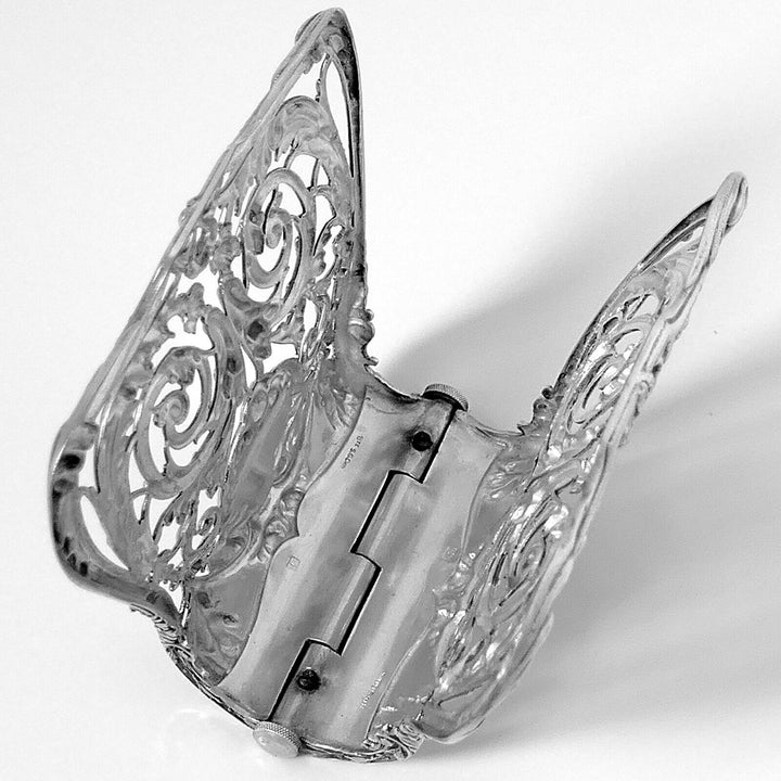 Debain French Silver Asparagus Sandwiches Grip Art Nouveau