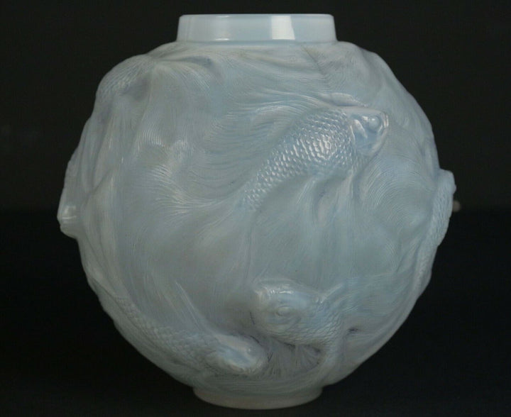 René Lalique: ""Formosa"" Opalescent Glass Vase-