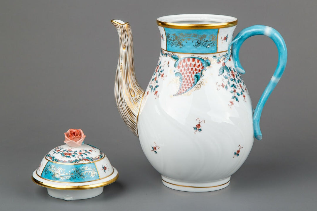 ヘレンド トゥッピーニの角笛 特大ティーセット – アンティーク