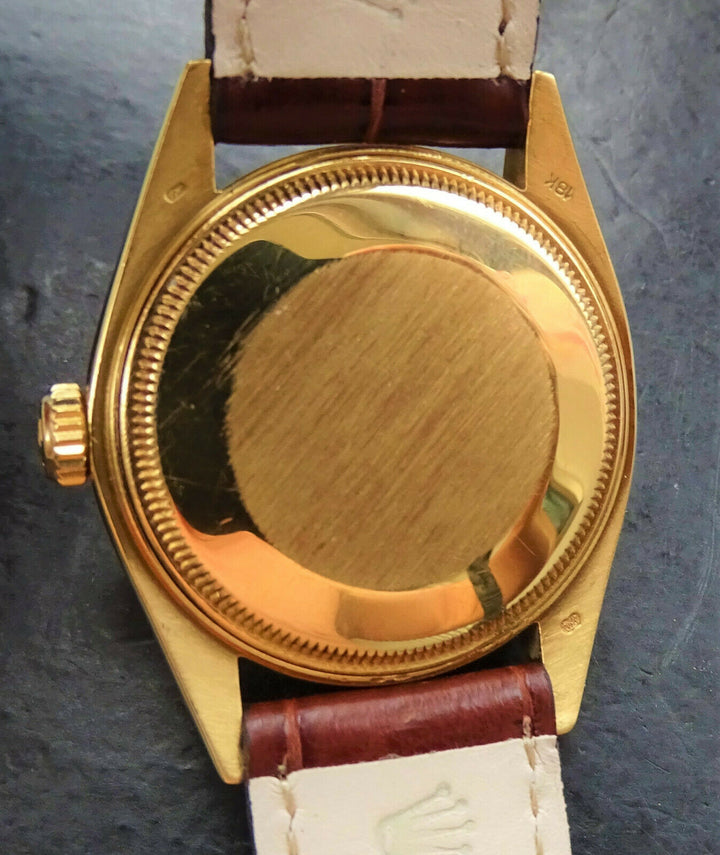 Rolex Watch ♛ Oyster Date 1500 Yellow Gold 18K 750 Automatic Luxury Chronometer Service