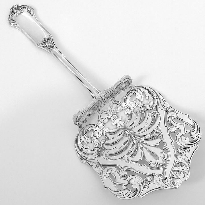 Puiforcat Rare French Sterling Silver Asparagus Pastry Toast Server