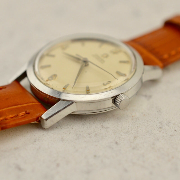 C1958 ヴィンテージ オメガ シーマスター 自動式 腕時計 Cal.Ω 470 型番14773-61 SC スチール製