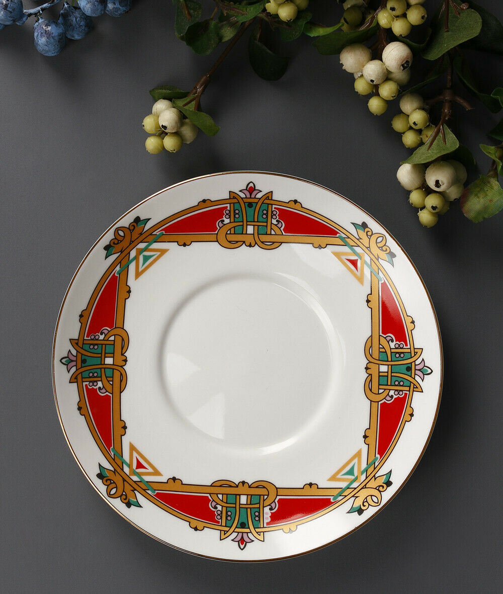 Bilibin Magic Bird Bone China Teacup & Saucer by Imperial Porcelain Lomonosov