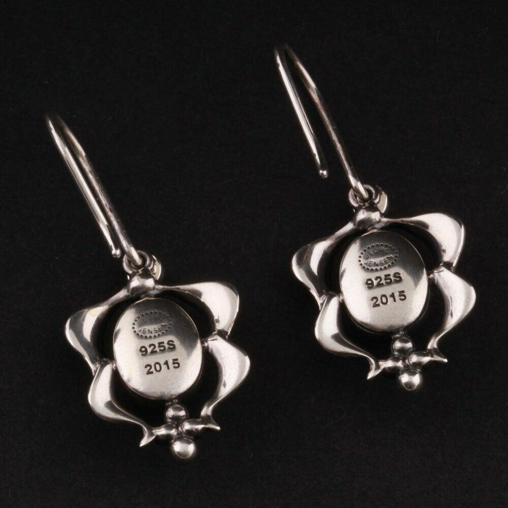 ジョージジェンセン(Georg Jensen)　シルバーピアス　ラブラドライト　2015年