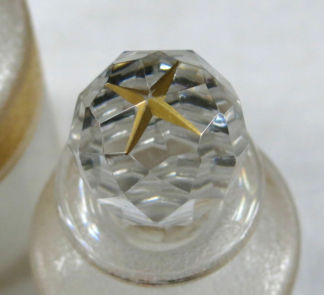 FLACON BACCARAT SAINT LOUIS, 2 très beaux flacons anciens, cristal, ART DÉCO .