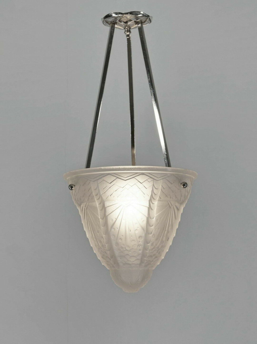 ミューラー兄弟　作：1930フランスアールデコ調シャンデリアランプ