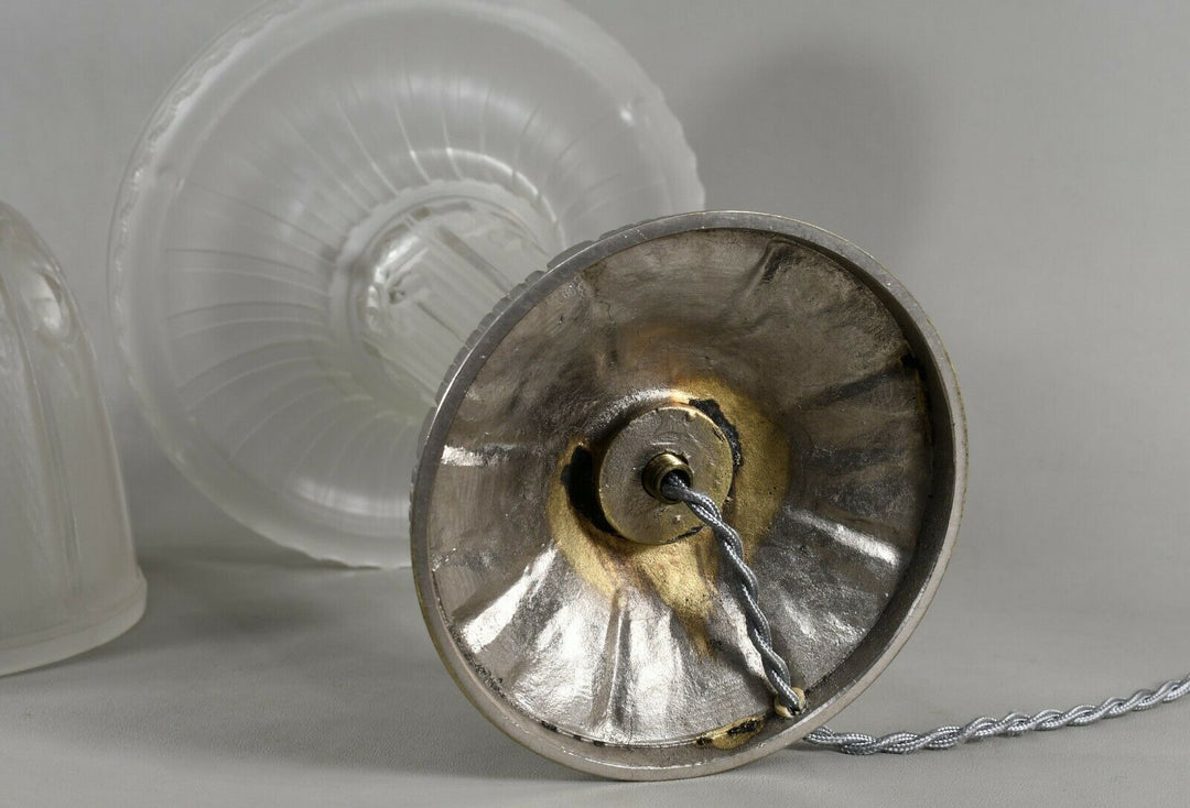 エティエ・ヴァンソン　非常に優れたアールデコランプ　1930年　フランス製