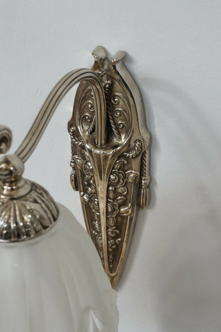 GILLES & DEGUÉ : pair of 1930 French art deco wall sconces ... muller era France