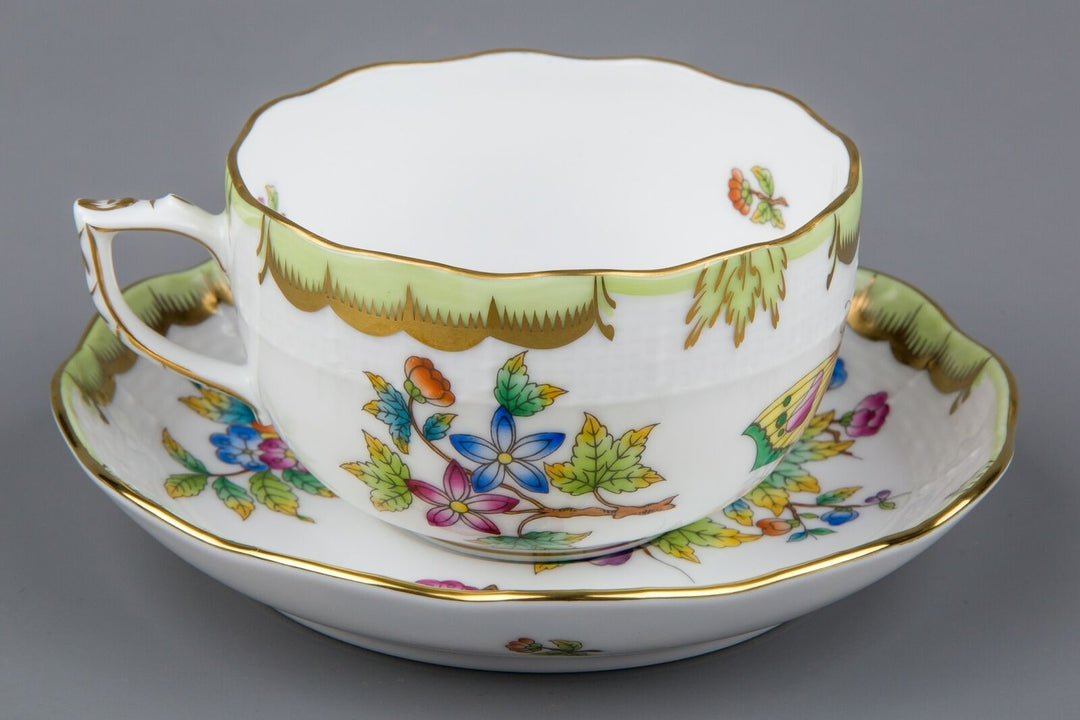 ヘレンド　クイーンヴィクトリア　ティーカップ＆ソーサー