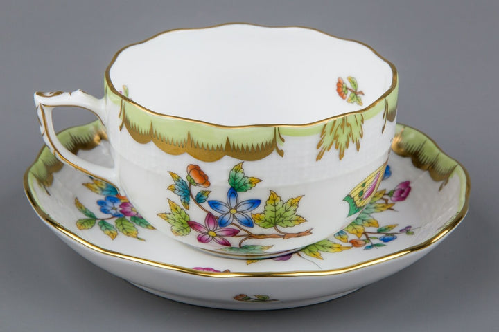 ヘレンド　クイーンヴィクトリア　ティーカップ＆ソーサー