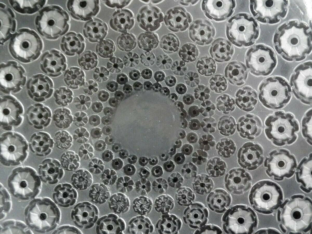 Rene Lalique Clear & Frosted Glass 'Nemours' Bowl