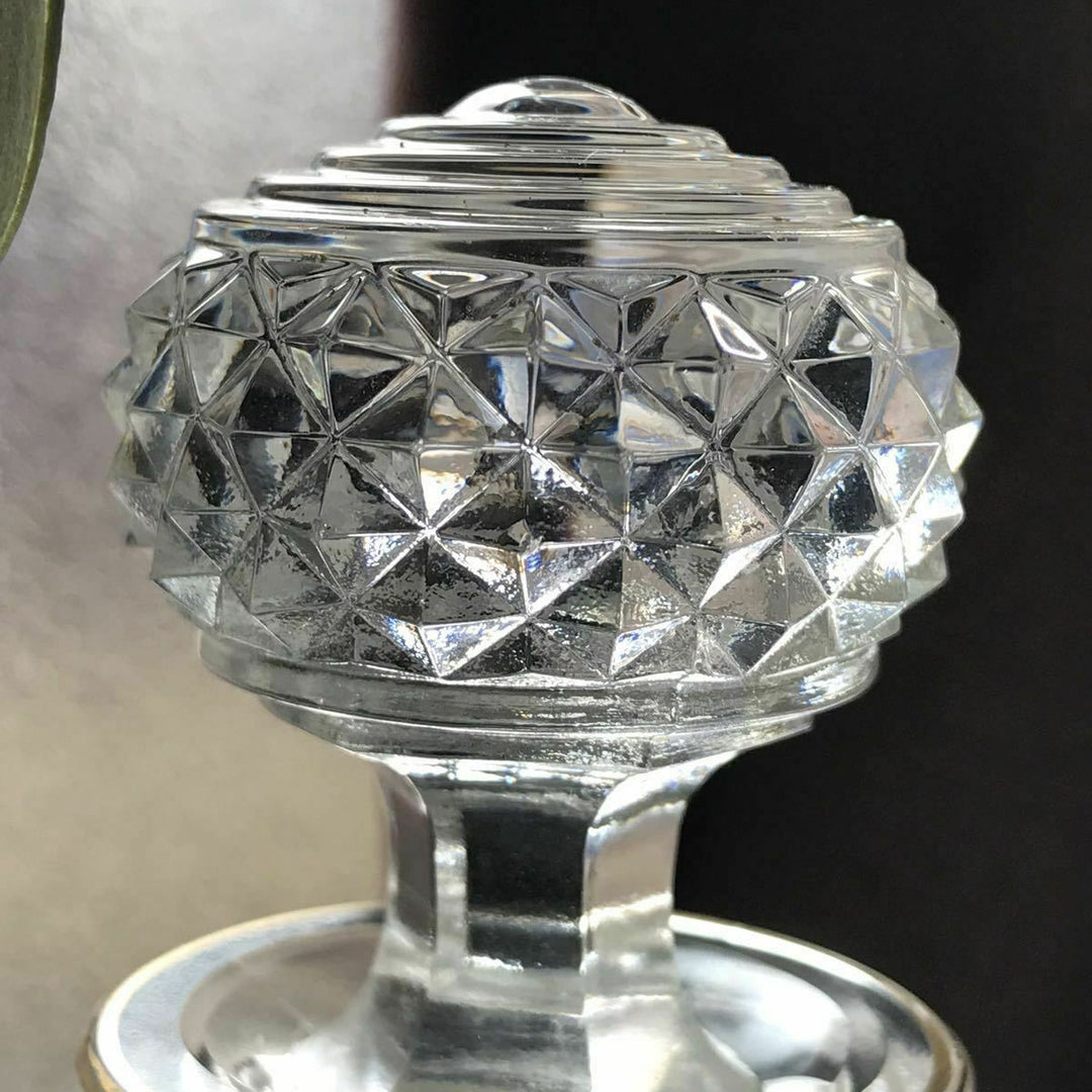 Baccarat diamant biseau perfume bottle flacorn crystal glass