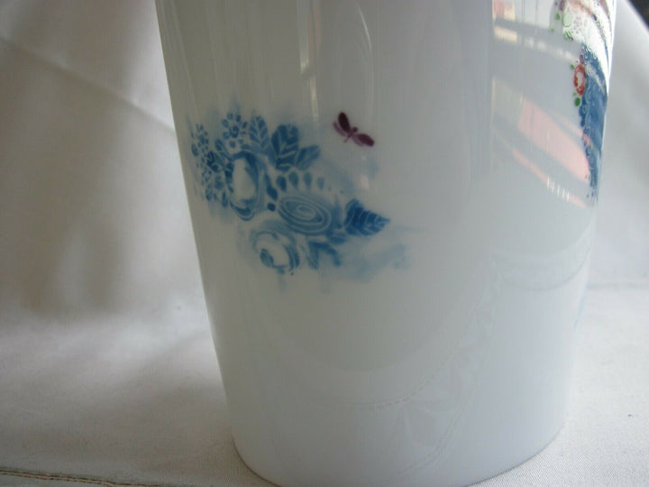 Wunderschöne große Meissen Vase in Dekor Sommernachtstraum / Blütenreigen