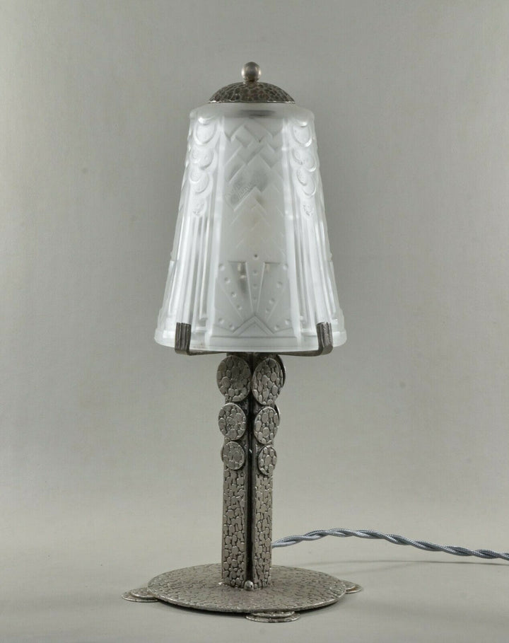 LOUIS RAVAUD & MULLER FRERES : French 1930 art deco lamp ........... France 1925