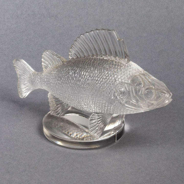 Mascotte Perche René Lalique R.Lalique Car Mascot Hood Hornement Glass Fish