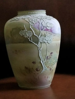 希少】オールドニッポン 21.0㎝ 盛上げ花瓶 一陳盛り 花器 花瓶