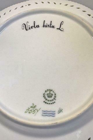 Royal Copenhagen Flora Danica Luncheon Plate No 20/3554 with Pierced Border.