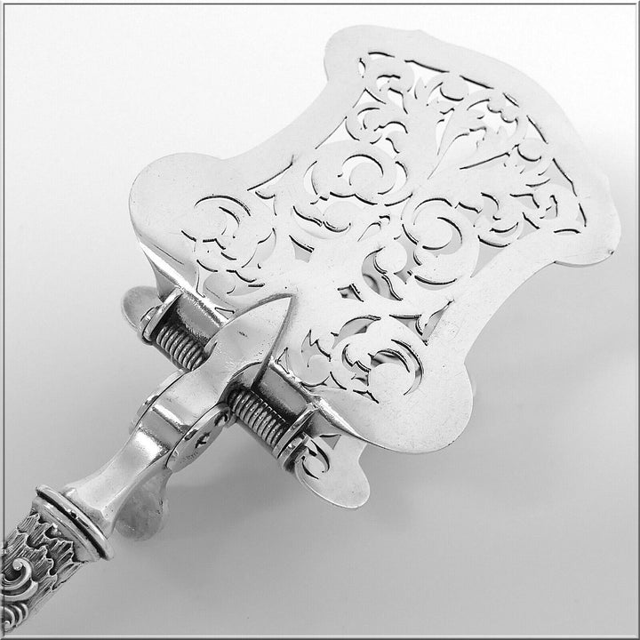 Ravinet D'Enfert French Sterling Silver Asparagus Pastry Toast Server