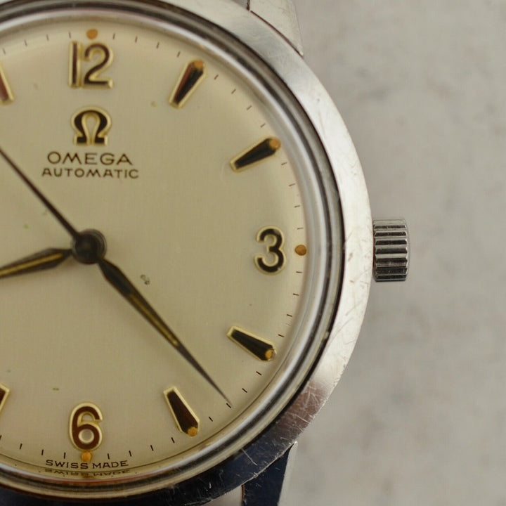 C1958 ヴィンテージ オメガ シーマスター 自動式 腕時計 Cal.Ω 470 型番14773-61 SC スチール製