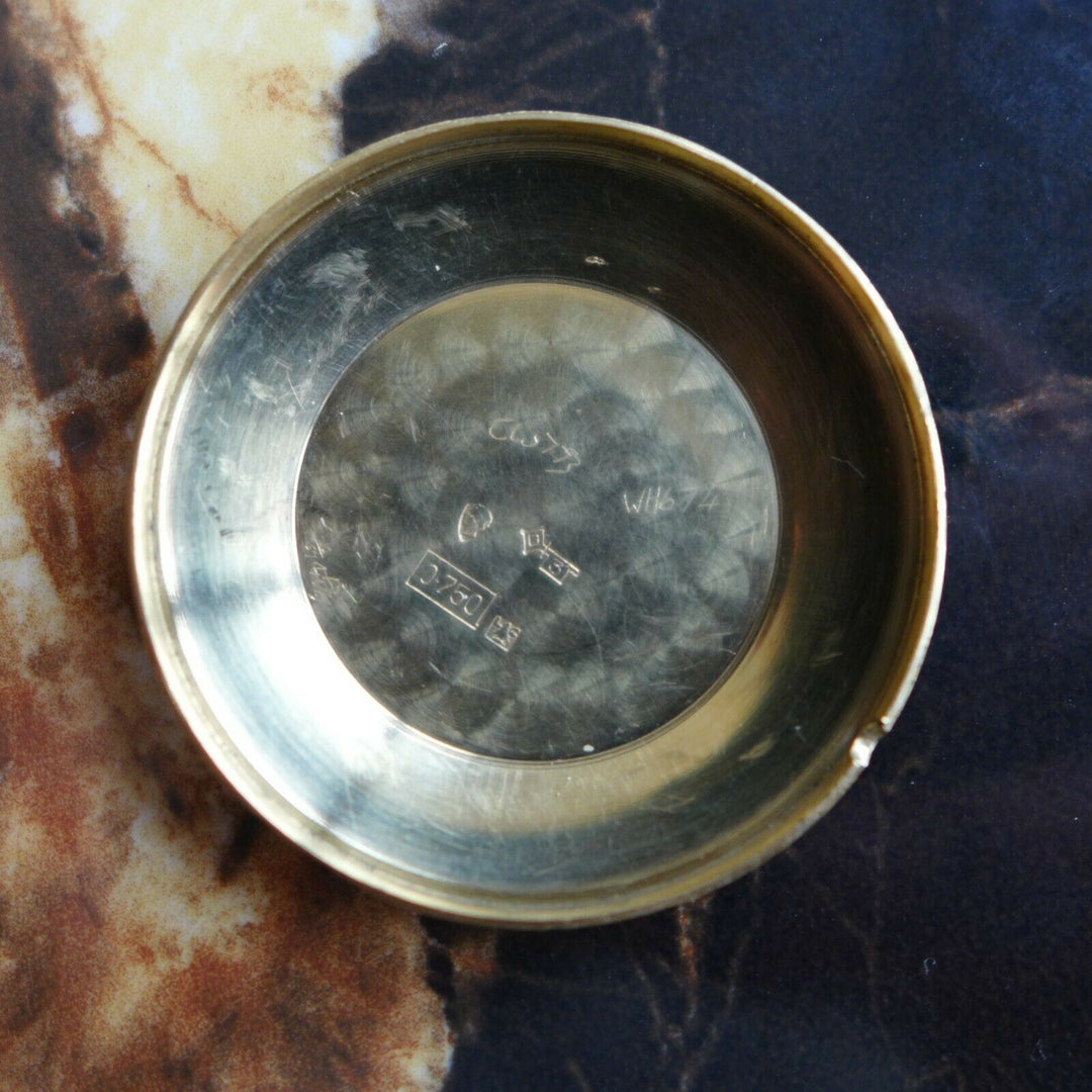 ジャガー　ルクルト　美しいヴィンテージ男性用腕時計　1940年代製　オーバーサイズ(36ｍｍ)　18K