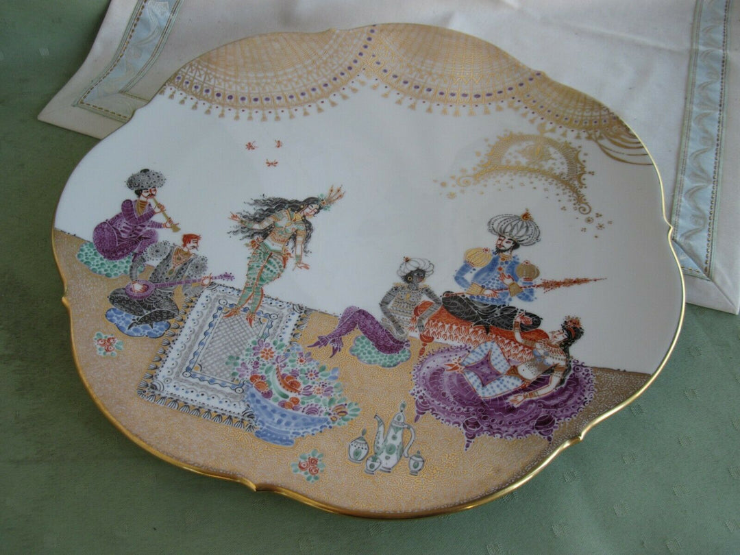 Schöne große Meissen Tortenplatte in Dekor 1001 Nacht