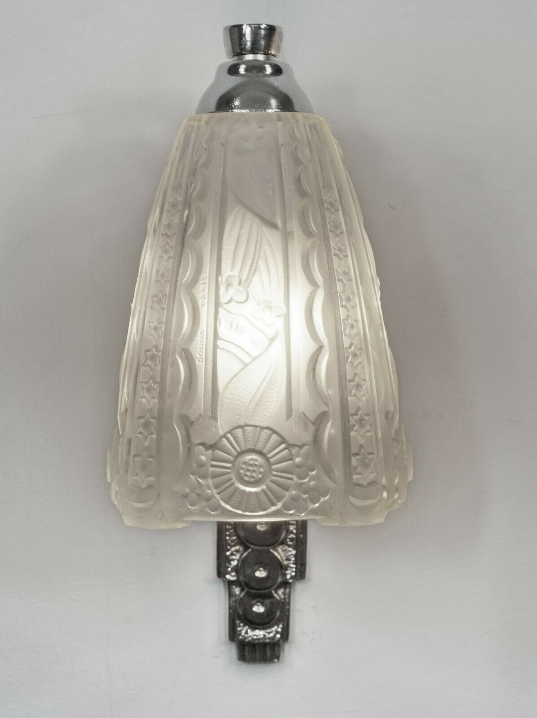 DONNA : PAIR OF 1930 FRENCH ART DECO WALL SCONCES ...... lights lamp 1925 muller
