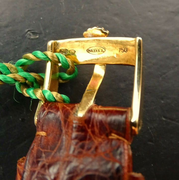 ♛ Rolex Oyster Bubble Back 5011 Yellow Gold 14K 585 Automatic Chronometer 1950s